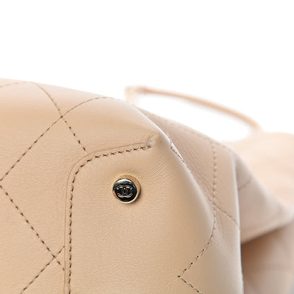 Chanel Calfskin Large Serial Shopper Tote Beige 11 of 14