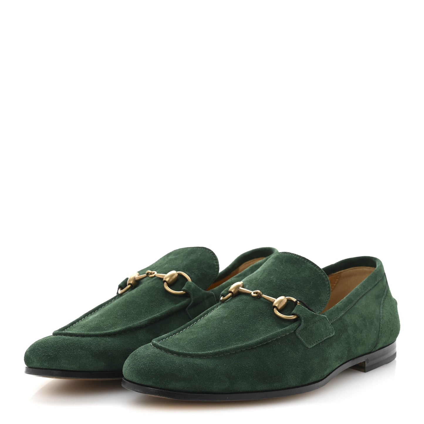 Suede Horsebit Mens Jordaan Loafers 9 Green