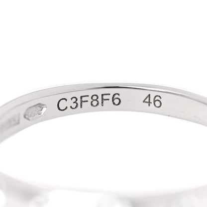 Bulgari Platinum Diamond Fedi Wedding Band Ring 46 3.75 3 of 7