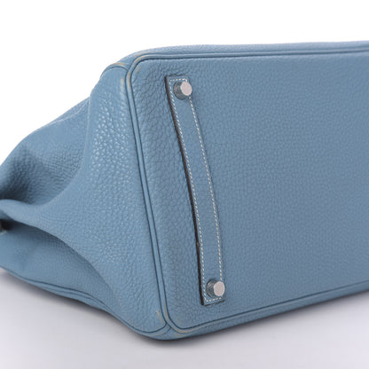 Hermes Togo Birkin 35 Blue Jean 6 of 19
