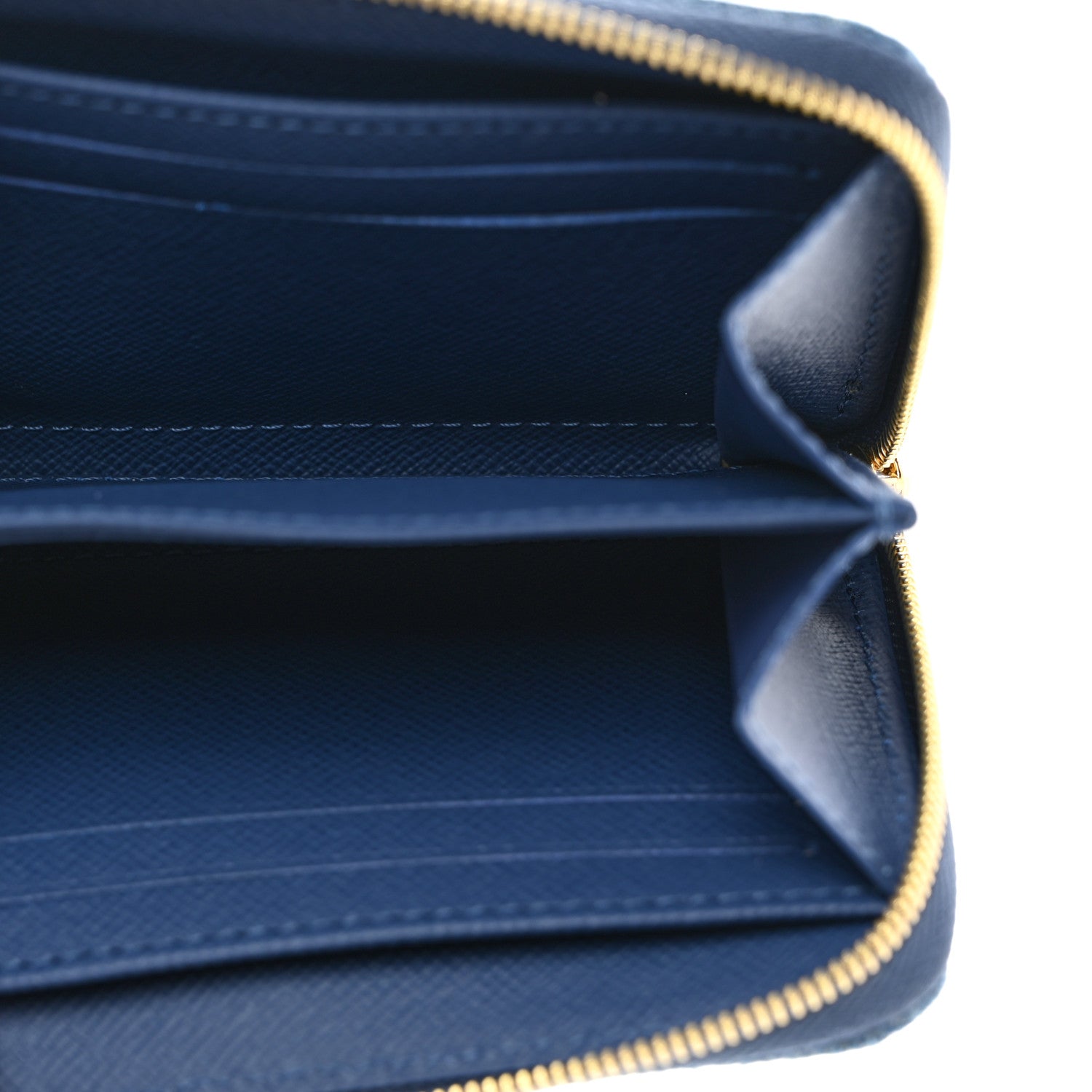 Louis Vuitton Denim Monogram Zippy Coin Purse Blue 5 of 7