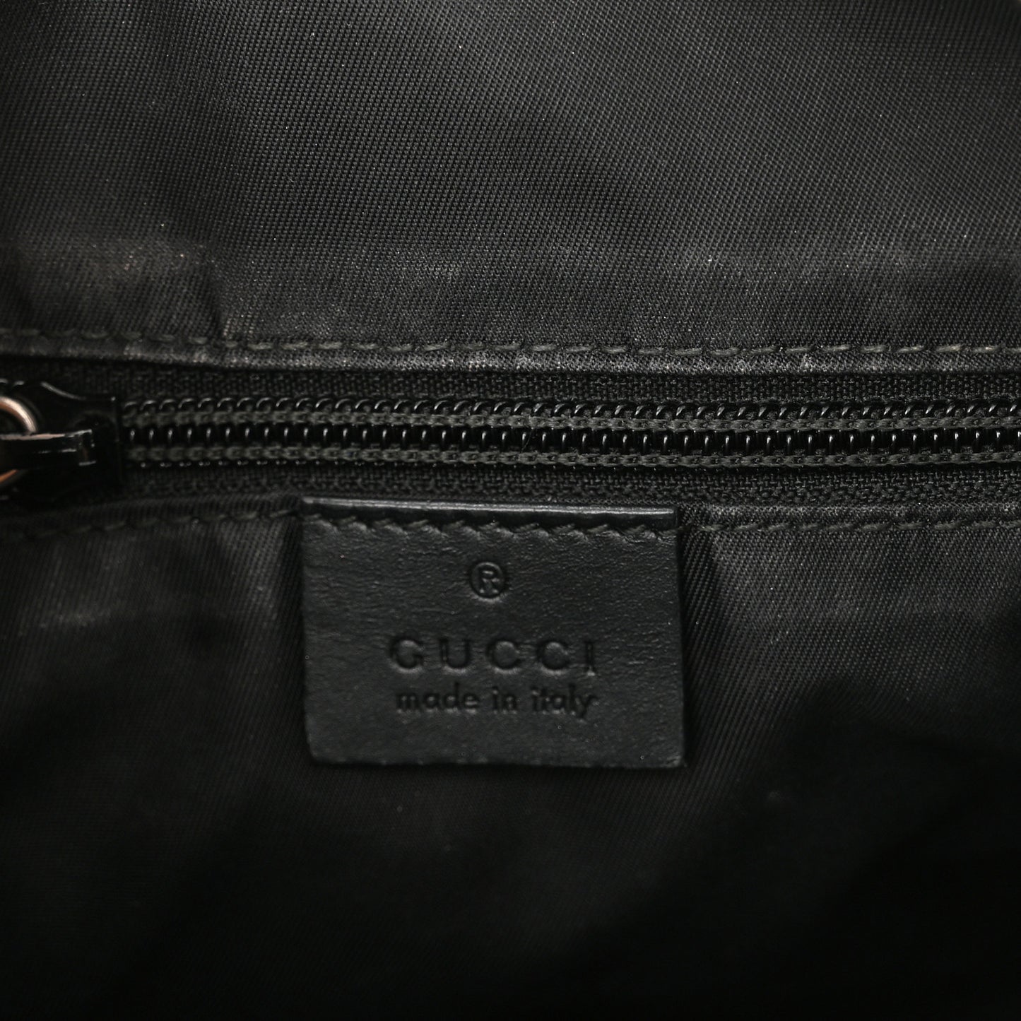 GG Supreme Monogram Web Messenger Bag Black