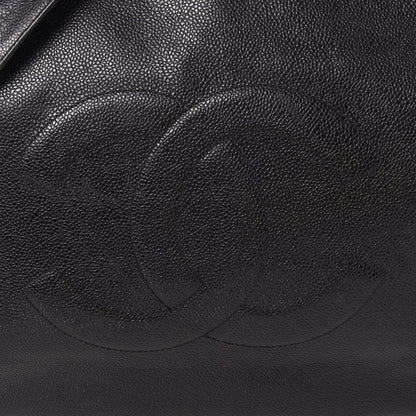 Chanel Caviar Large CC Shoulder Bag Black 7 of 9