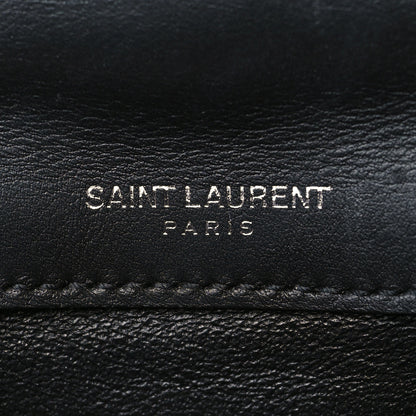 Saint Laurent Patent Calfskin Matelasse Monogram Small Vicky Chain Bag Neon Pink 5 of 9