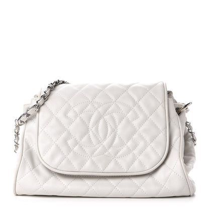 Chanel Caviar Quilted Timeless Accordion Flap White 1 of 11