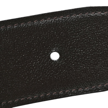 Hermes Box Togo Rubber 38mm Tonight Reversible Belt 105 42 Chocolate Gris Neve Orange 9 of 9