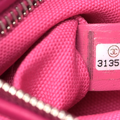 Chanel Canvas CC Coco Beach Shopping Tote Pink Ivory 7 of 9