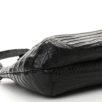 Nancy Gonzalez Crocodile Crossbody Bag Black 10 of 14