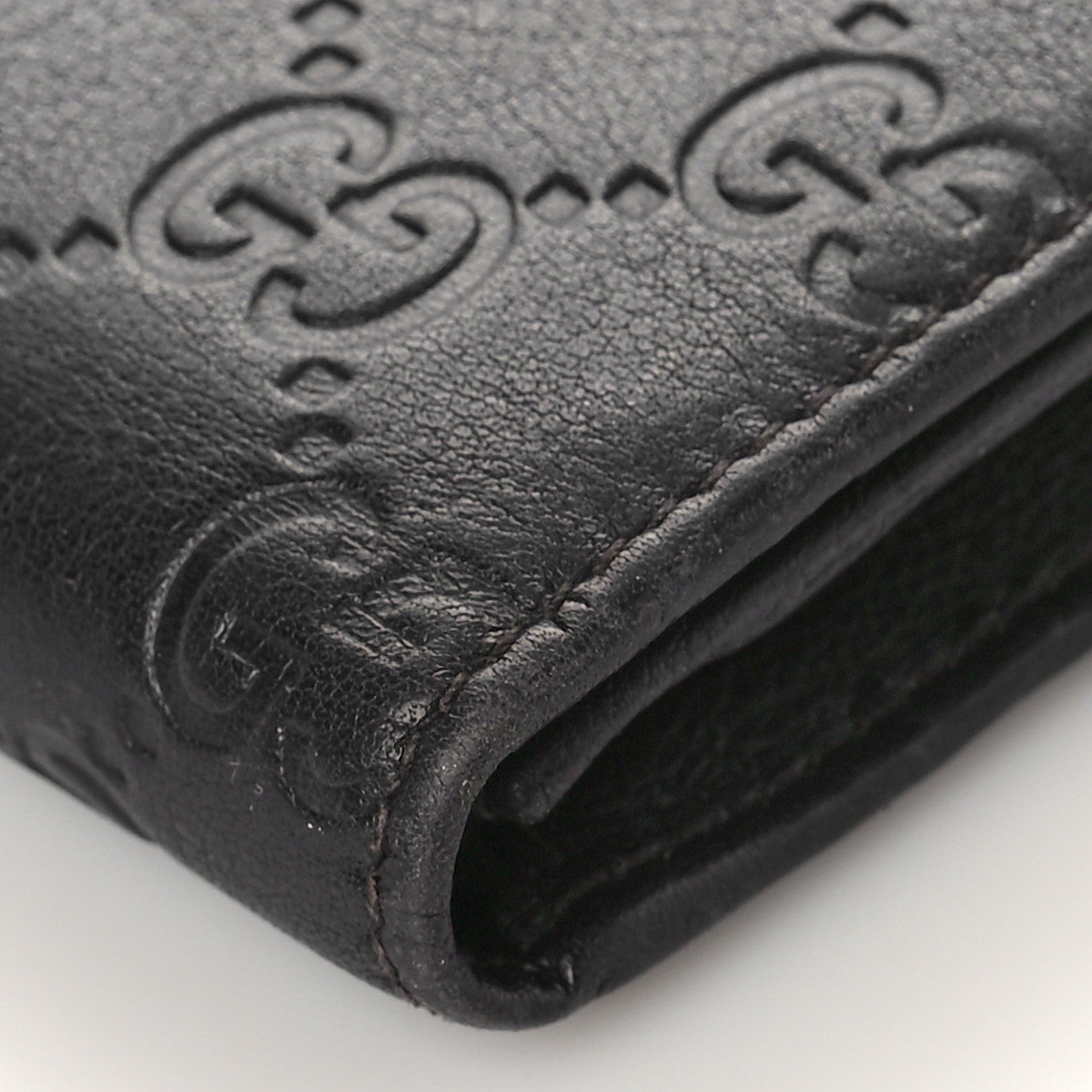Gucci Guccissima Ladies Web Long Wallet Black 8 of 10
