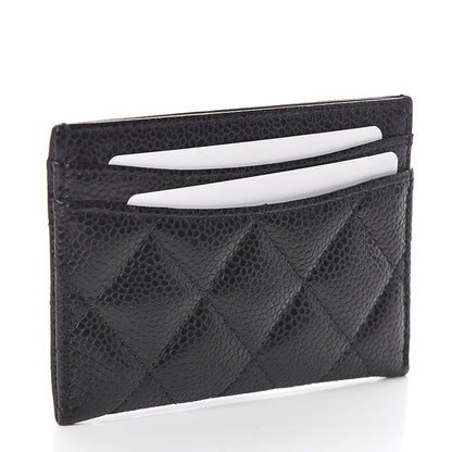 Chanel Caviar Quilted Card Holder Black 3 of 8