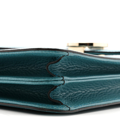 Gucci Dollar Calfskin Interlocking G Shoulder Bag Deep Cobalt 10 of 16