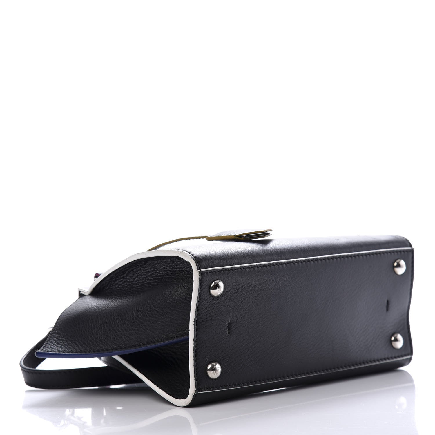 Fendi Vitello Dolce Mini 3Jours Tote Black 4 of 12