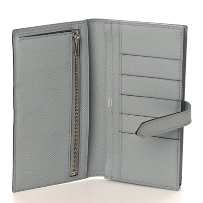 Hermes Epsom Bearn Gusset Wallet Gris Mouette 5 of 7
