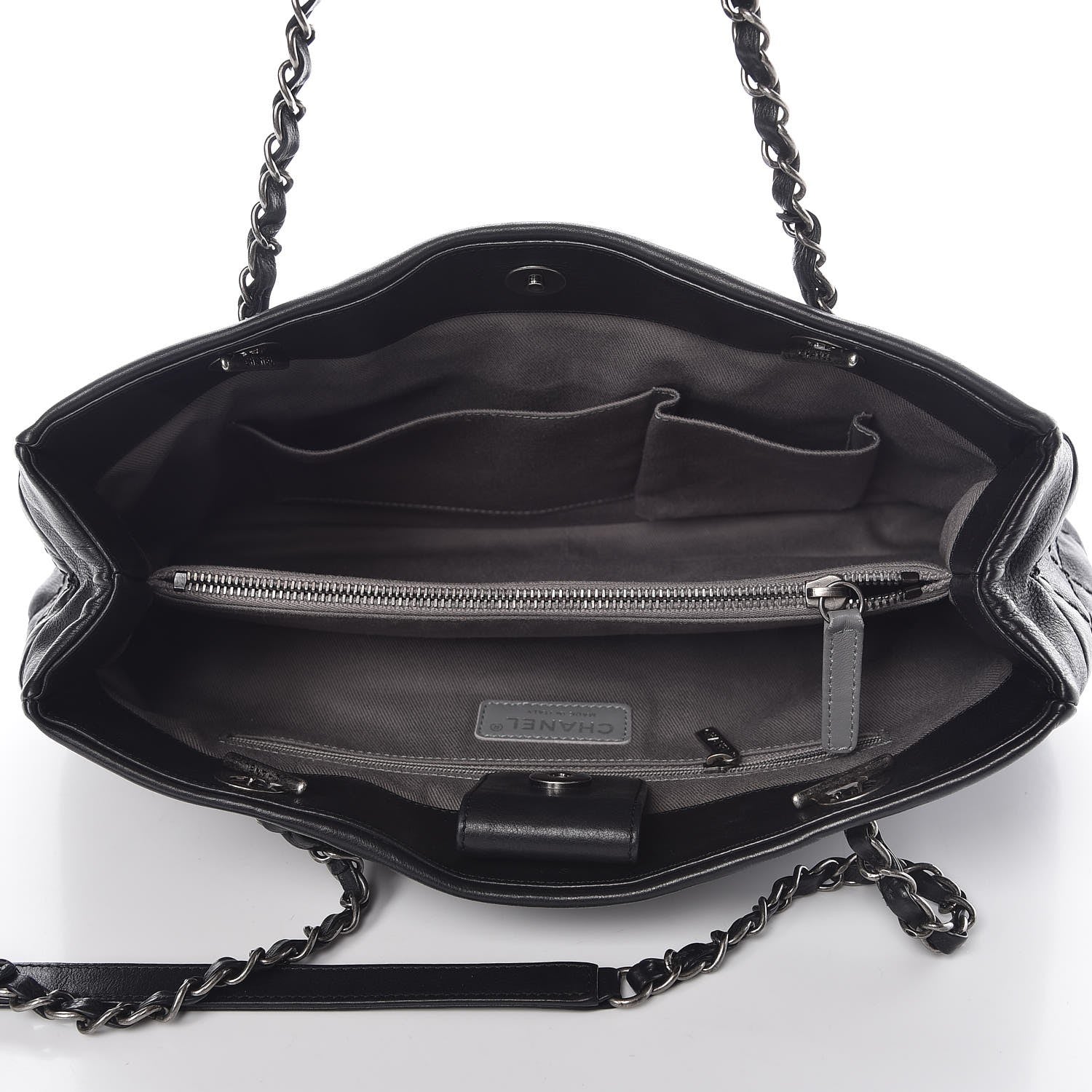 Chanel Calfskin Medium Stitch It Tote Black 5 of 7