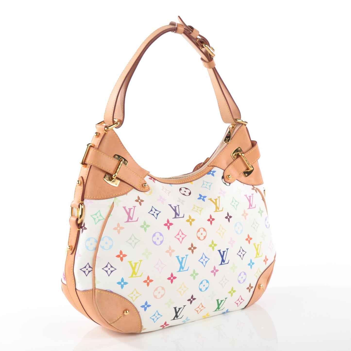 Monogram Multicolor Greta White