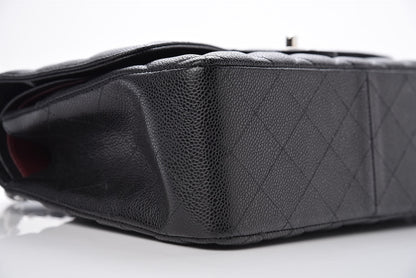 Chanel Caviar Quilted Jumbo Double Flap Black 8 of 9
