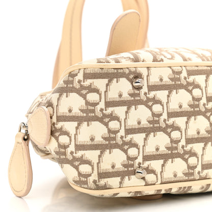 Christian Dior Monogram Vintage Flowers Small Bowler Beige 9 of 14