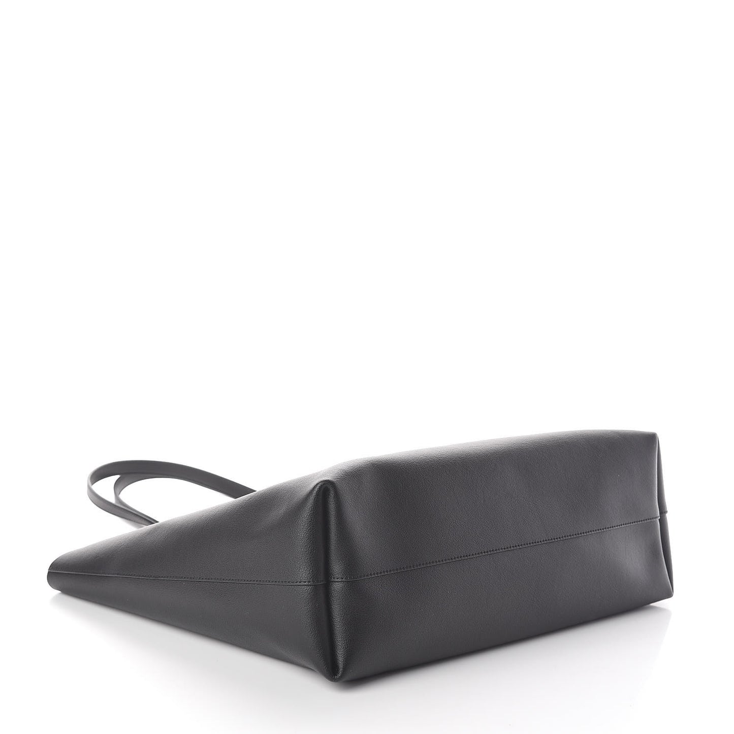Calfskin Large Shopping Tote Black