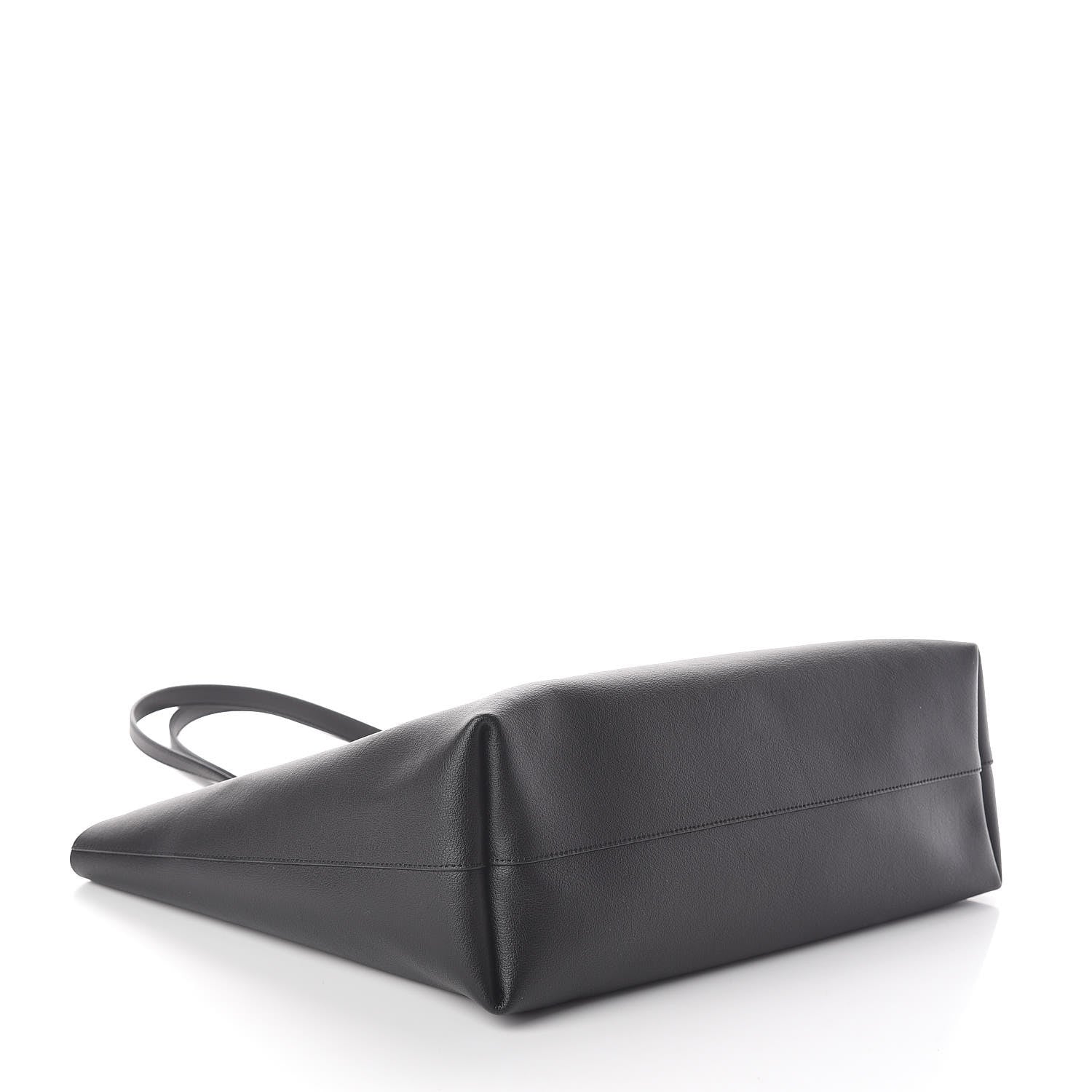 Saint Laurent Calfskin Large Shopping Tote Black 4 of 9