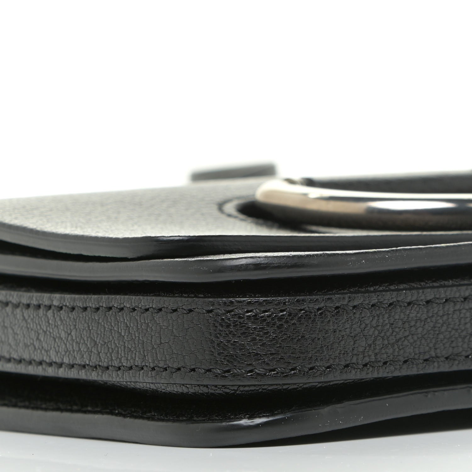 Burberry Goatskin Mini D-Ring Bag Black 8 of 15