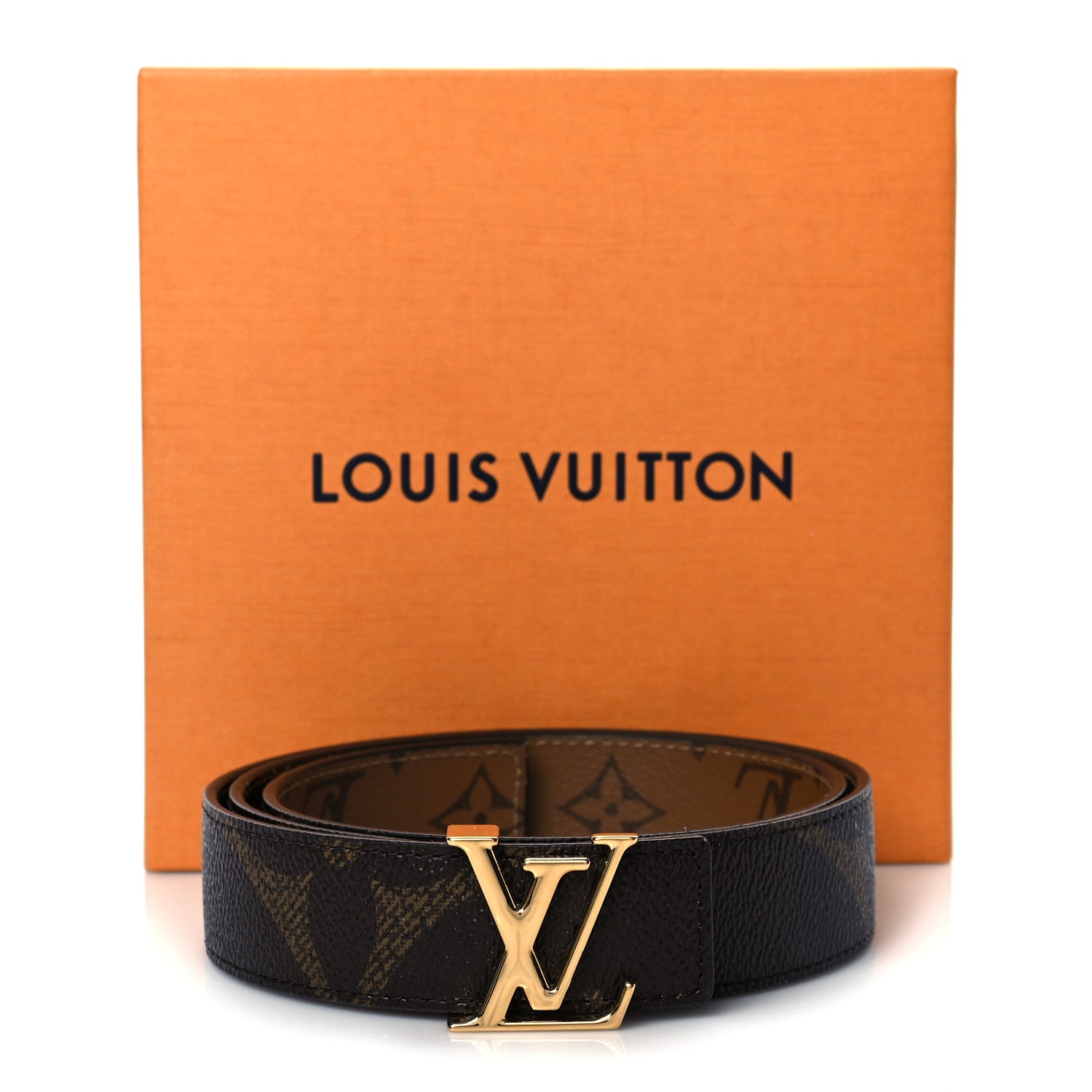 Louis Vuitton Giant Monogram 30mm LV Iconic Reversible Belt 85 34 7 of 7