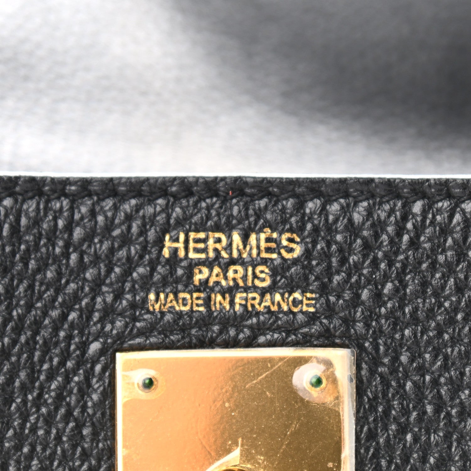 Hermes Taurillon Clemence Kelly Retourne 35 Black 7 of 9
