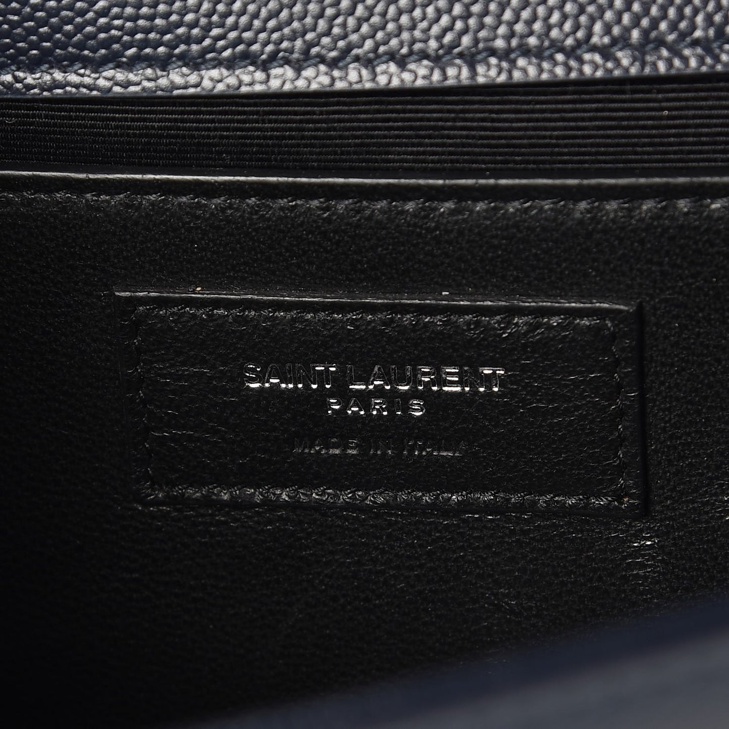 Grain De Poudre Medium Classic Monogram Kate Satchel Deep Marine