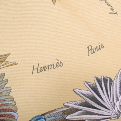 Hermes Silk L Intrus Birds Scarf 90 4 of 5