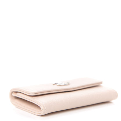 Chanel Goatskin Camellia CC Flap Card Holder Light Beige 4 of 11