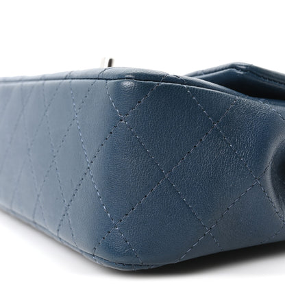 Chanel Lambskin Quilted Mini Rectangular Flap Blue 10 of 10