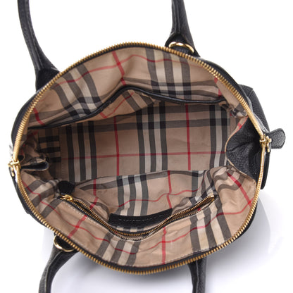 Burberry London Grainy Calfskin Small Greenwood Bowling Bag Black 6 of 8