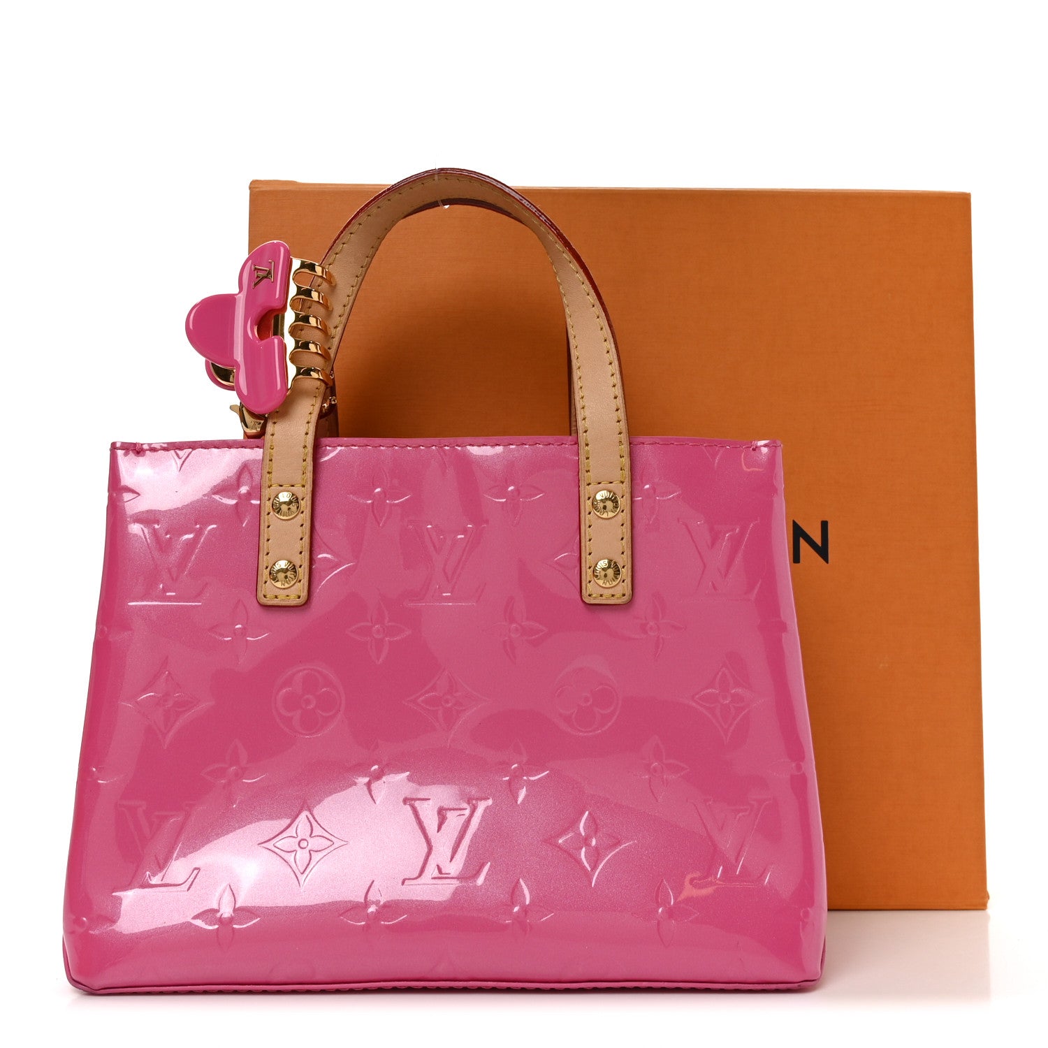 Louis Vuitton Vernis Reade PM NM Neon Pink 10 of 10