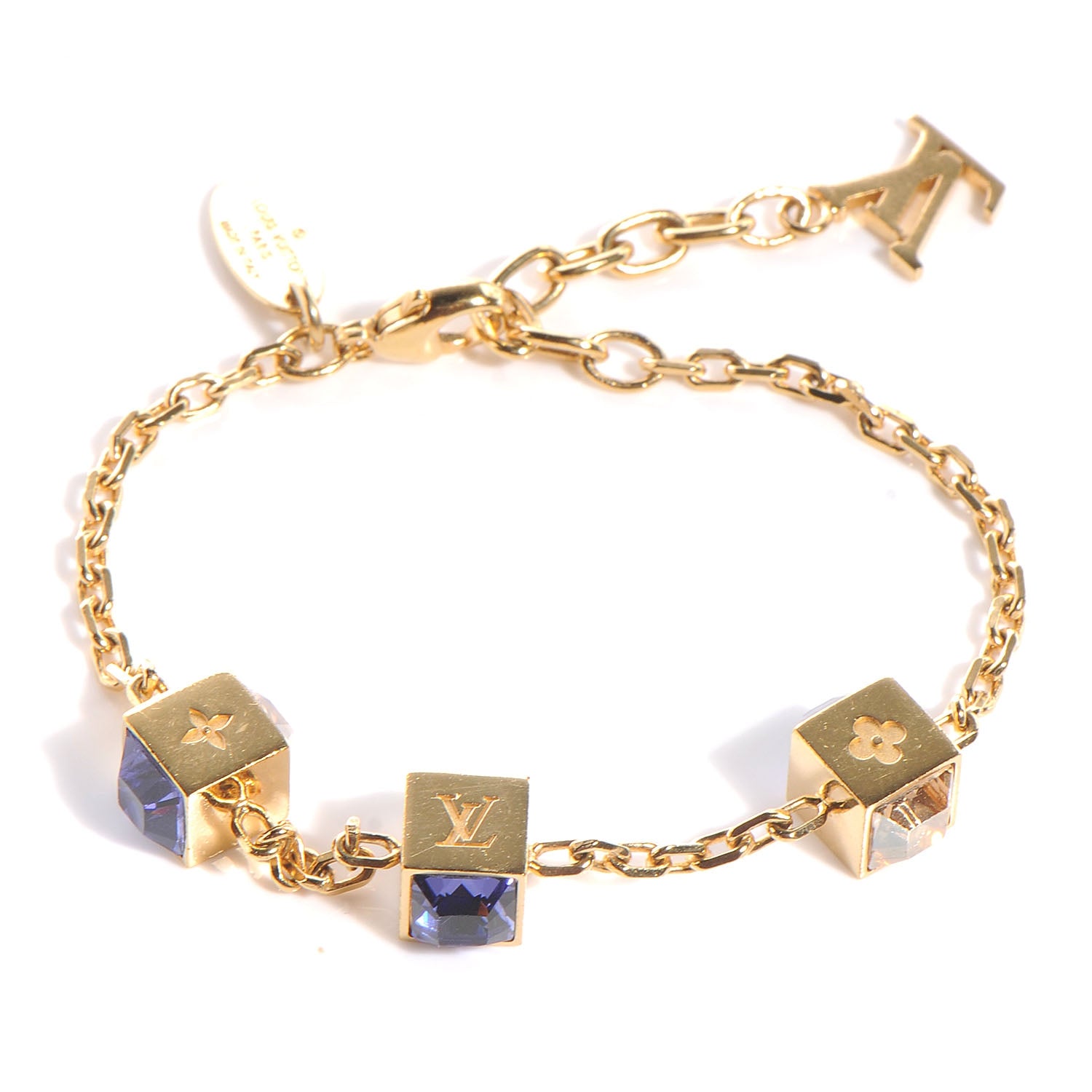 Louis Vuitton Swarovski Gamble Bracelet Azur 1 of 5