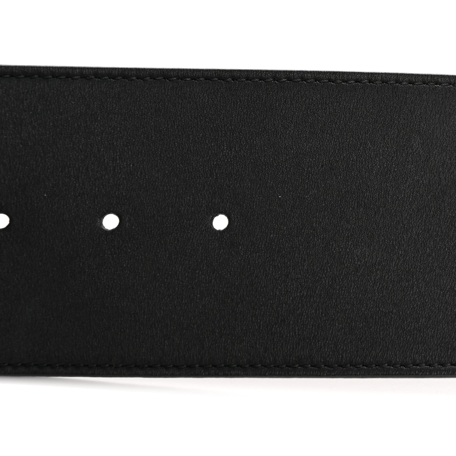 Gucci Calfskin Double G Wide Belt 75 30 Black 6 of 7