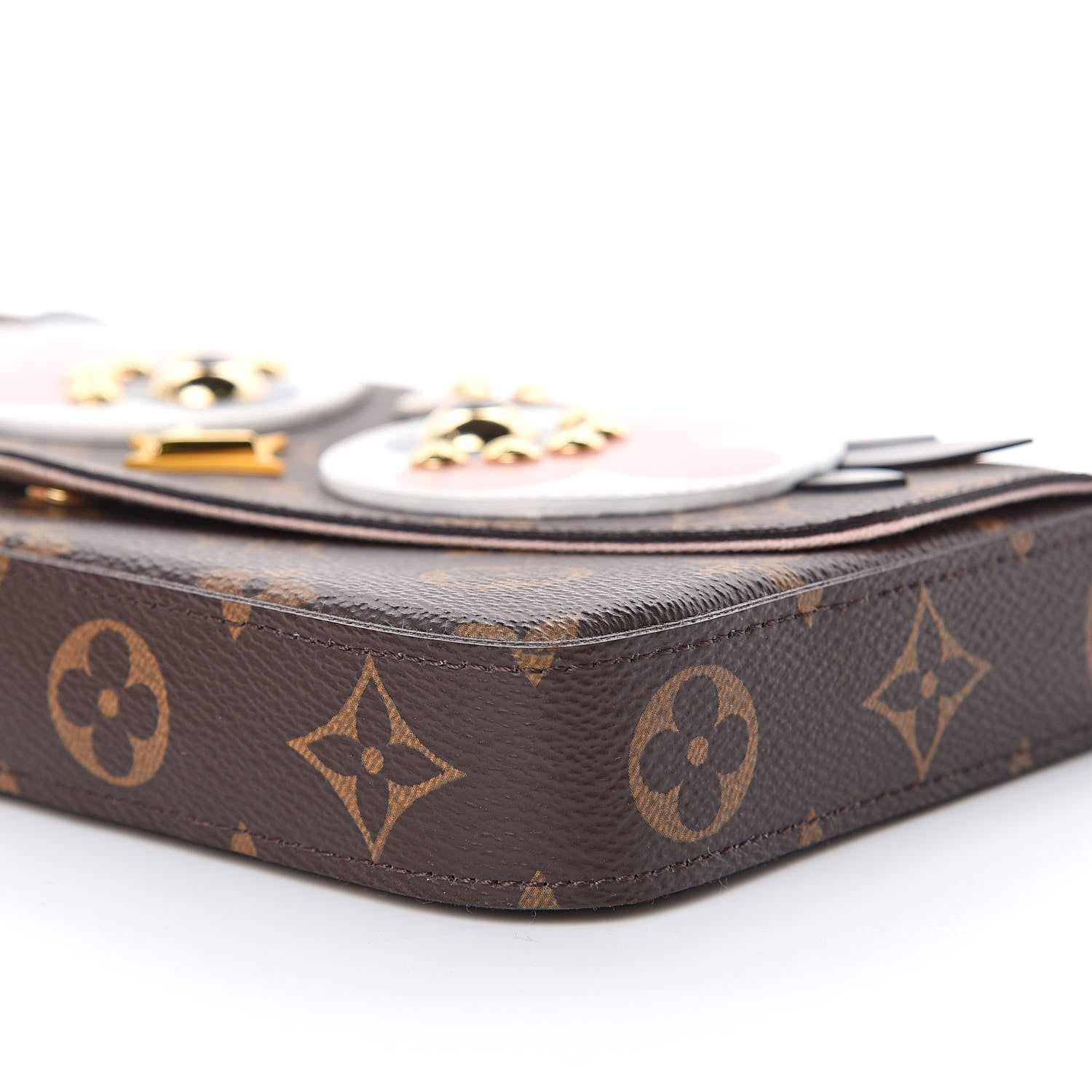 Louis Vuitton Monogram Lovely Birds Pochette Felicie Chain Wallet 9 of 14