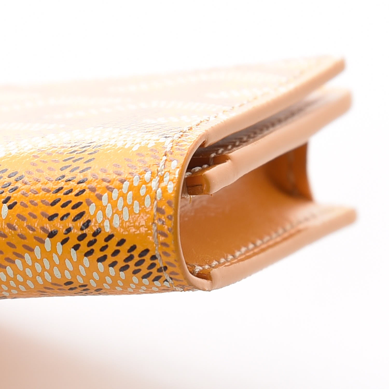 Goyard Goyardine Business Card Holder Yellow 7 of 12