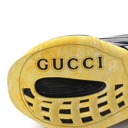 Gucci Technical Knit Fabric Waves Mens Gucci Run Sneakers 10 Black Multicolor 7 of 9