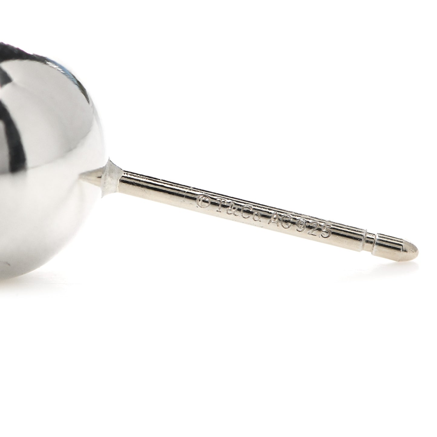 Sterling Silver 8mm HardWear Ball Earrings