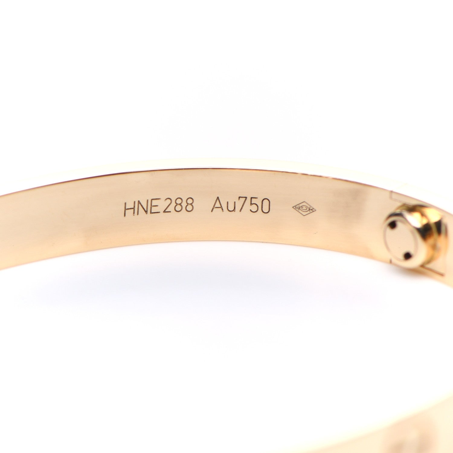 Cartier 18K Yellow Gold LOVE Bracelet 17 5 of 7