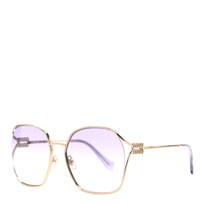 Miu Miu Metal Sunglasses SMU52W Gold Blue 1 of 7