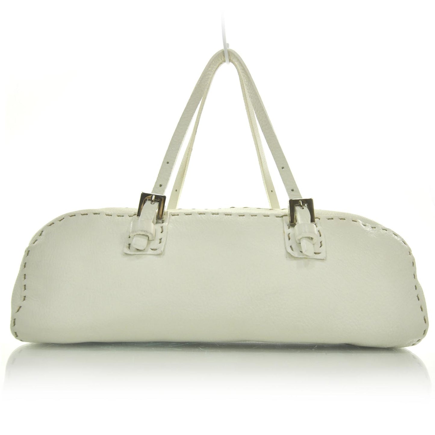 Calfskin Romano Selleria Bowler White