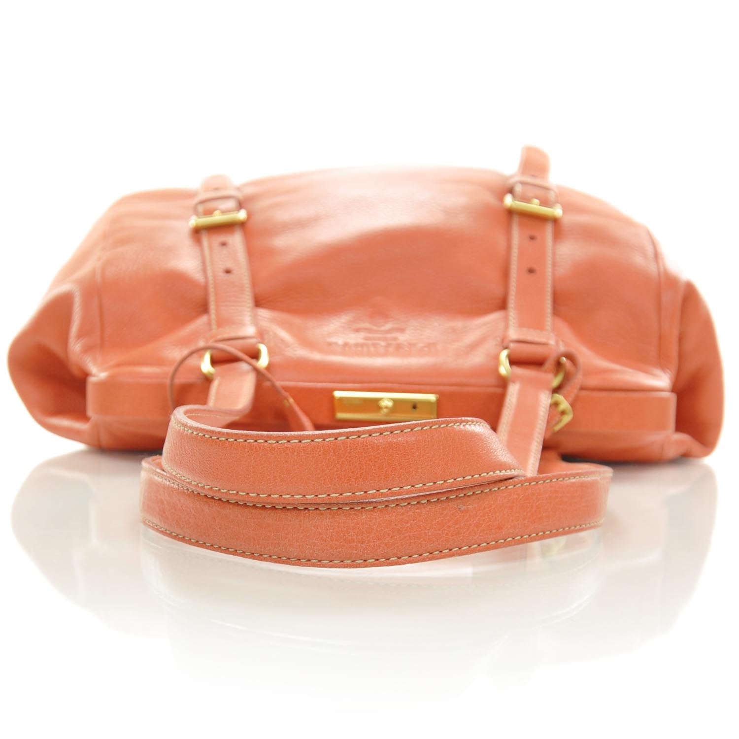 Prada Nappa New Look Tote Corallo 6 of 10