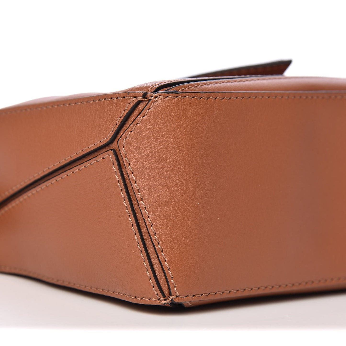 Calfskin Mini Puzzle Bag Tan