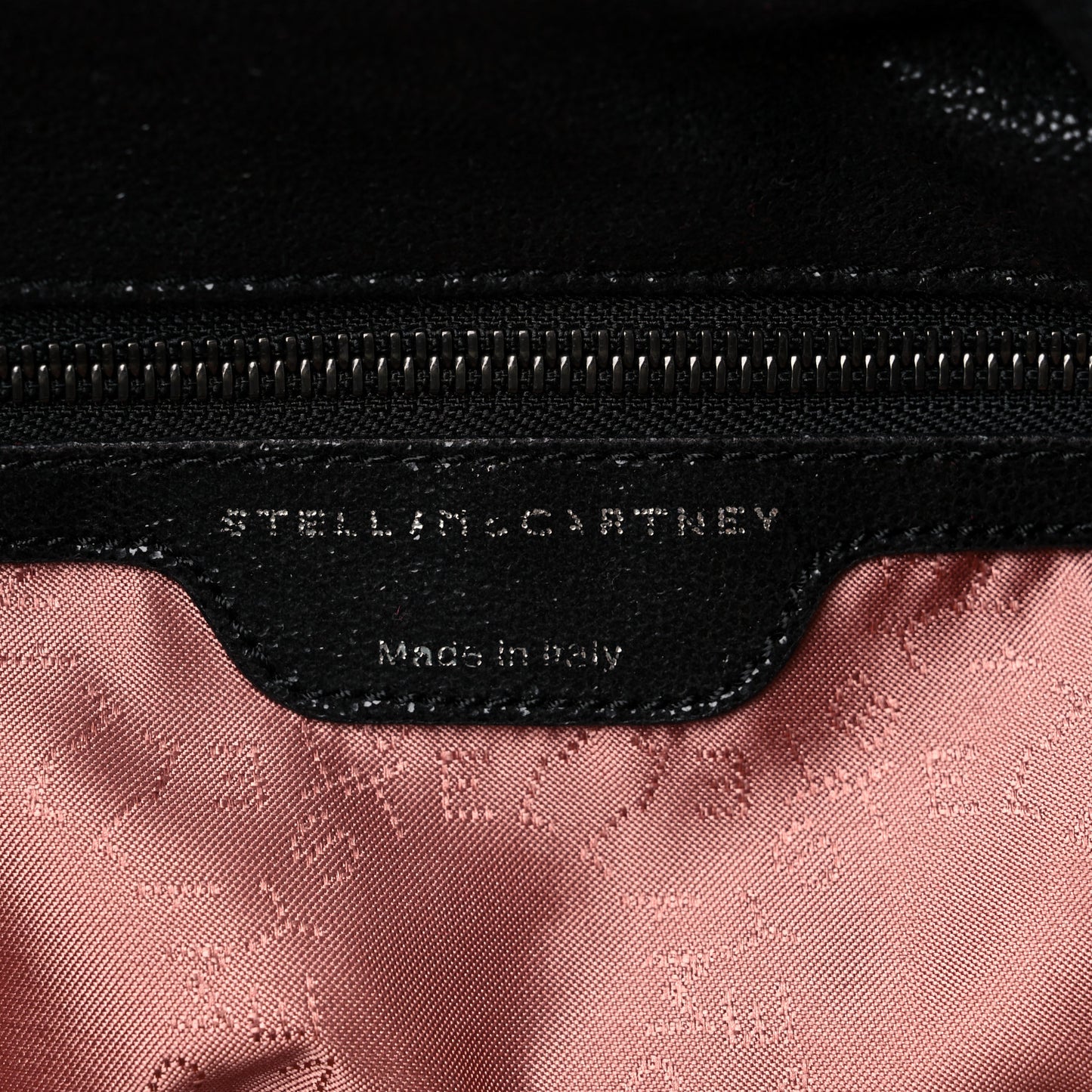 Shaggy Deer Small Falabella Fold Over Tote Black