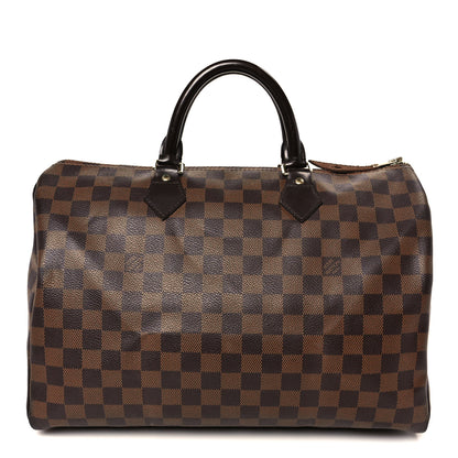 Louis Vuitton Damier Ebene Speedy 35 1 of 12
