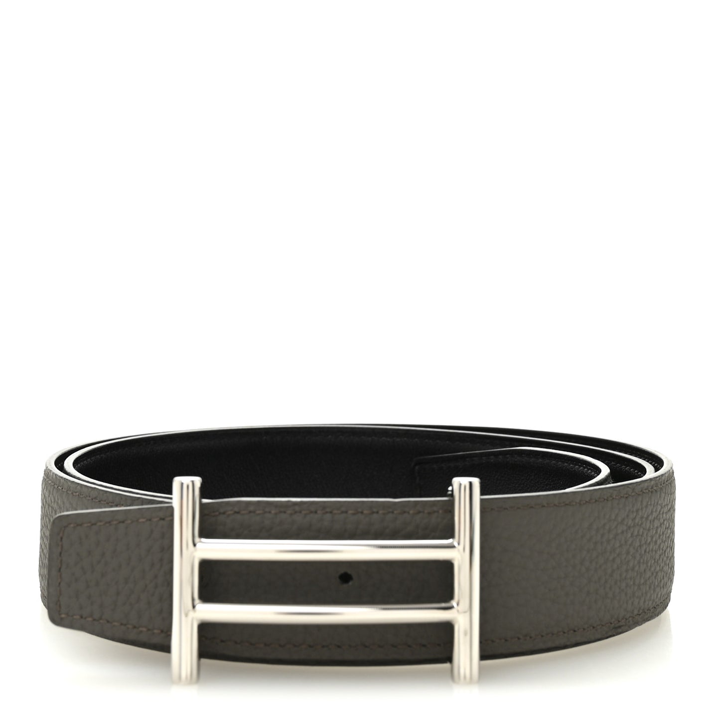 Box 135 Togo Reversible 32mm Rider Belt 95 Black Etain