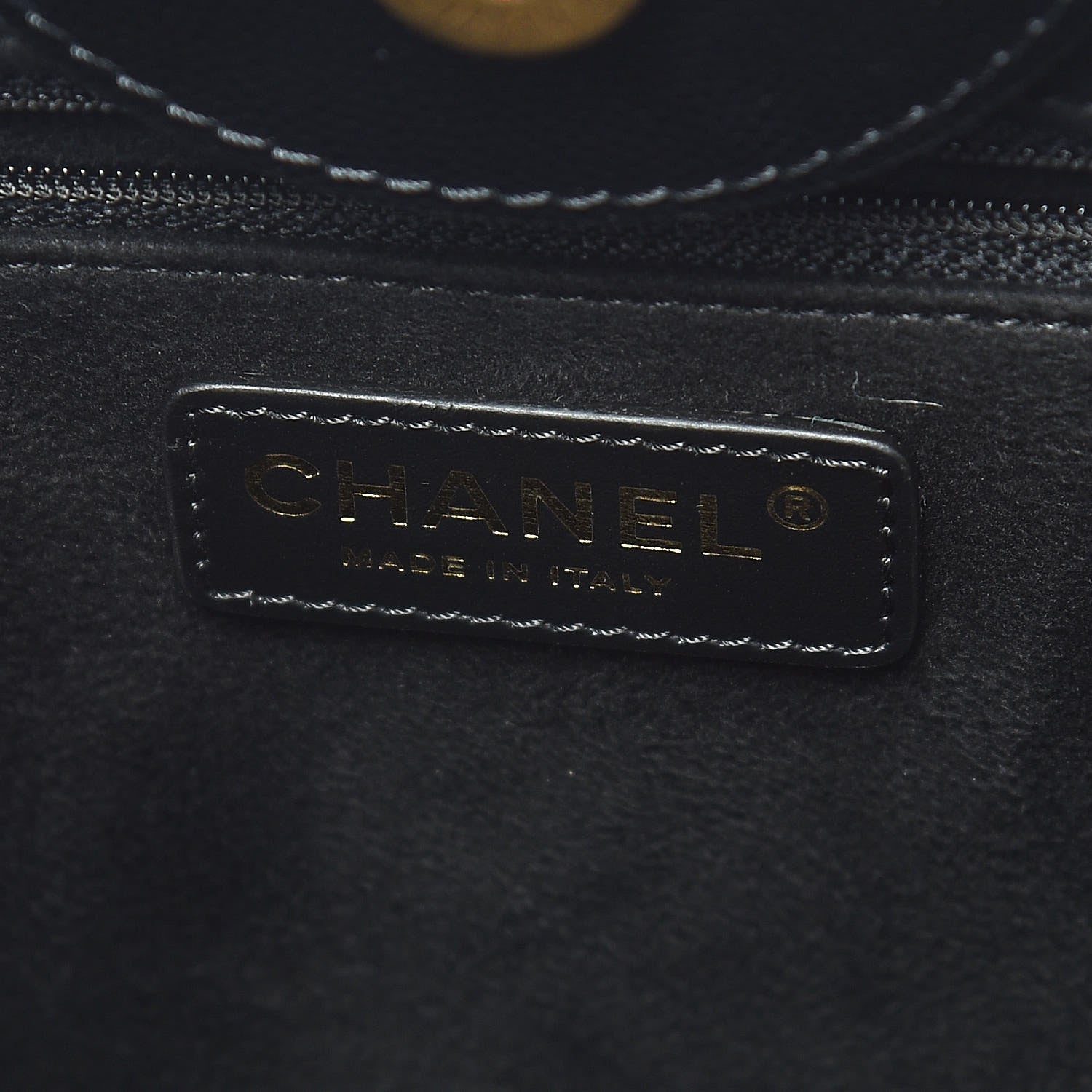 Chanel Caviar Small Studded Deauville Tote Black 9 of 10