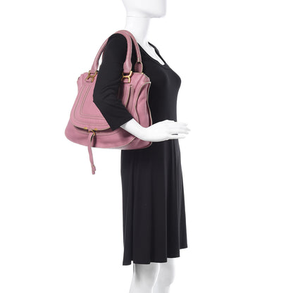 Chloe Calfskin Medium Marcie Satchel Velvet Mauve 2 of 11