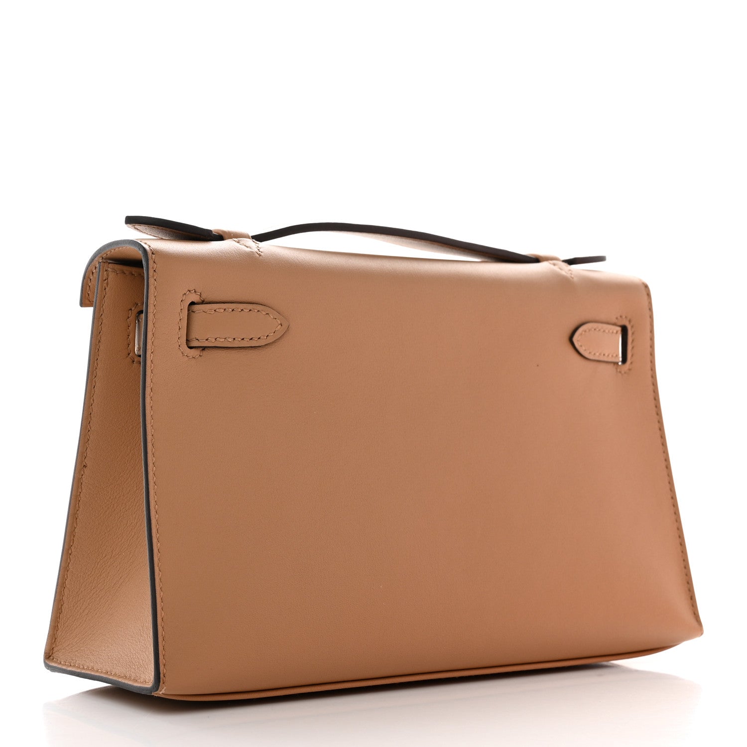 Hermes Swift Kelly Pochette Clutch Chai 3 of 14