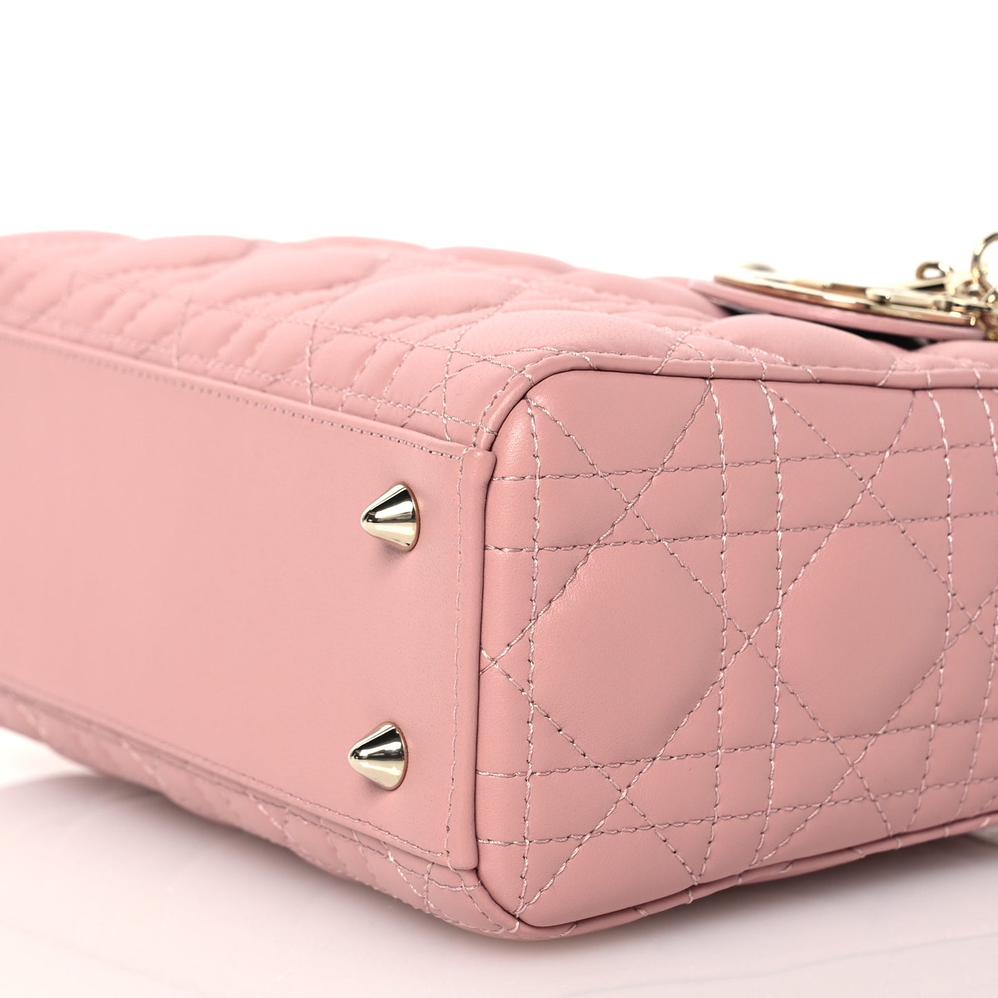 Lambskin Cannage Small My ABCDior Lady Dior Pink